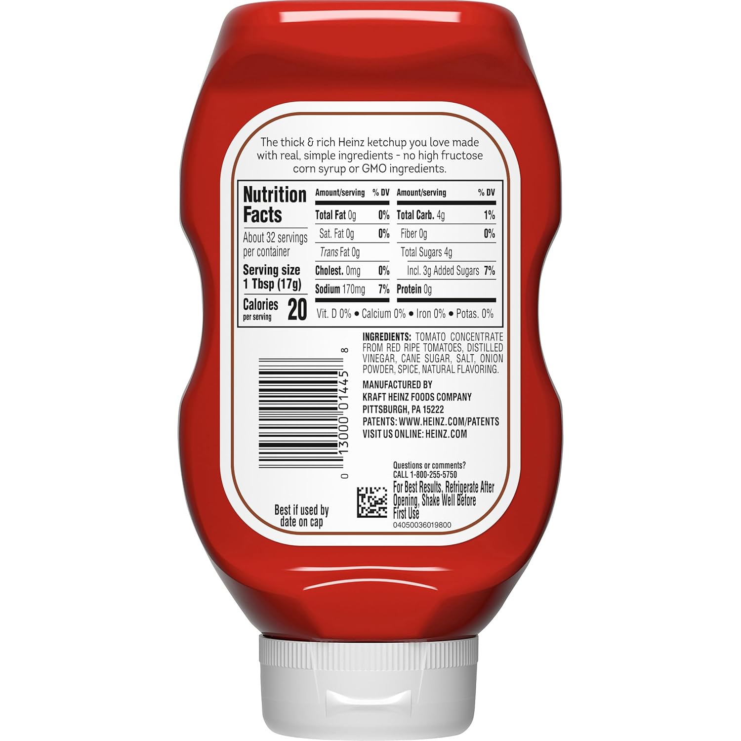 Heinz Simply Tomato Ketchup – Family Kitchen Staple for Kid Lunches and Dinner Plates