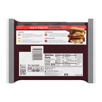 HERSHEY'S Milk Chocolate Bars – Trick-or-Treat Candy for Kids' Halloween Night, Individually Wrapped 6 Pack