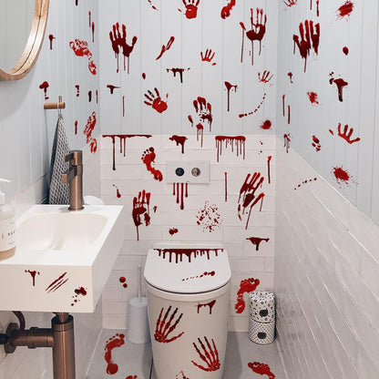 high-definition, fade-resistant color printing for lifelike horror effect