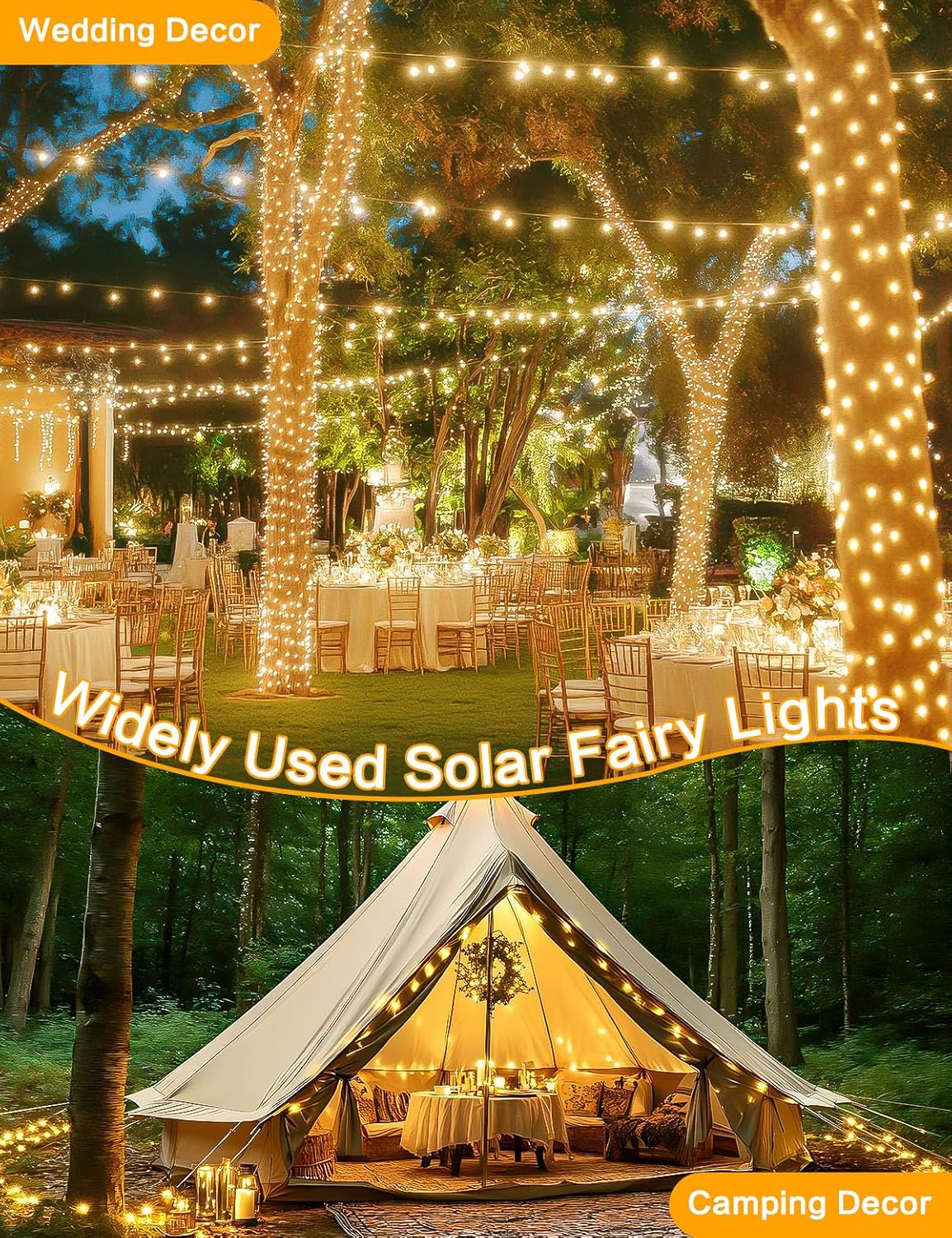 high-efficiency solar panel with 8-hour quick charge delivering 10-12 hours of light