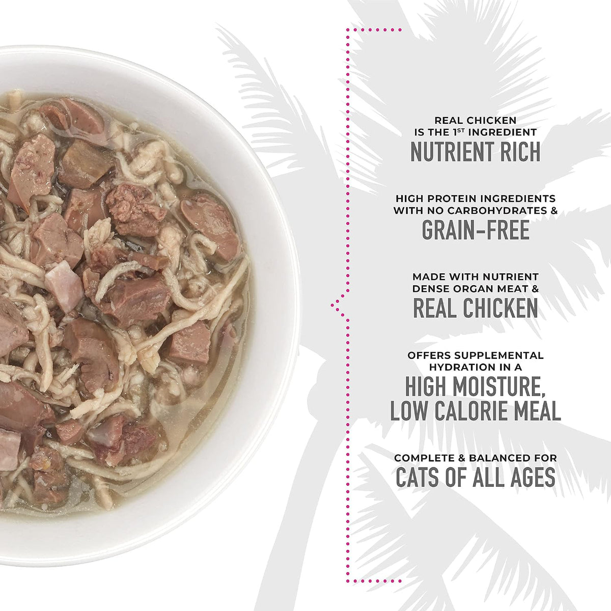 high-moisture, low-calorie wet food