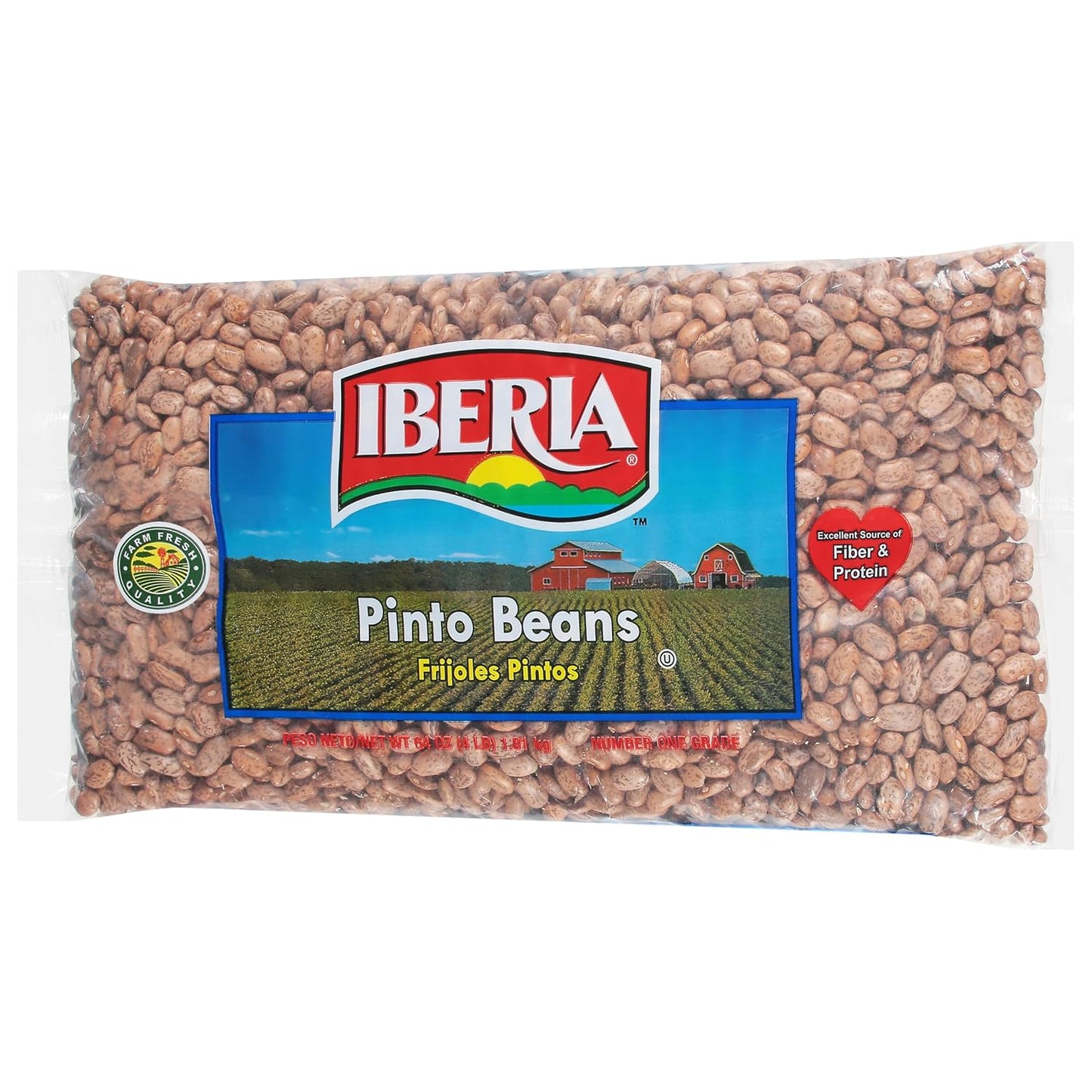 high protein and fiber content per serving