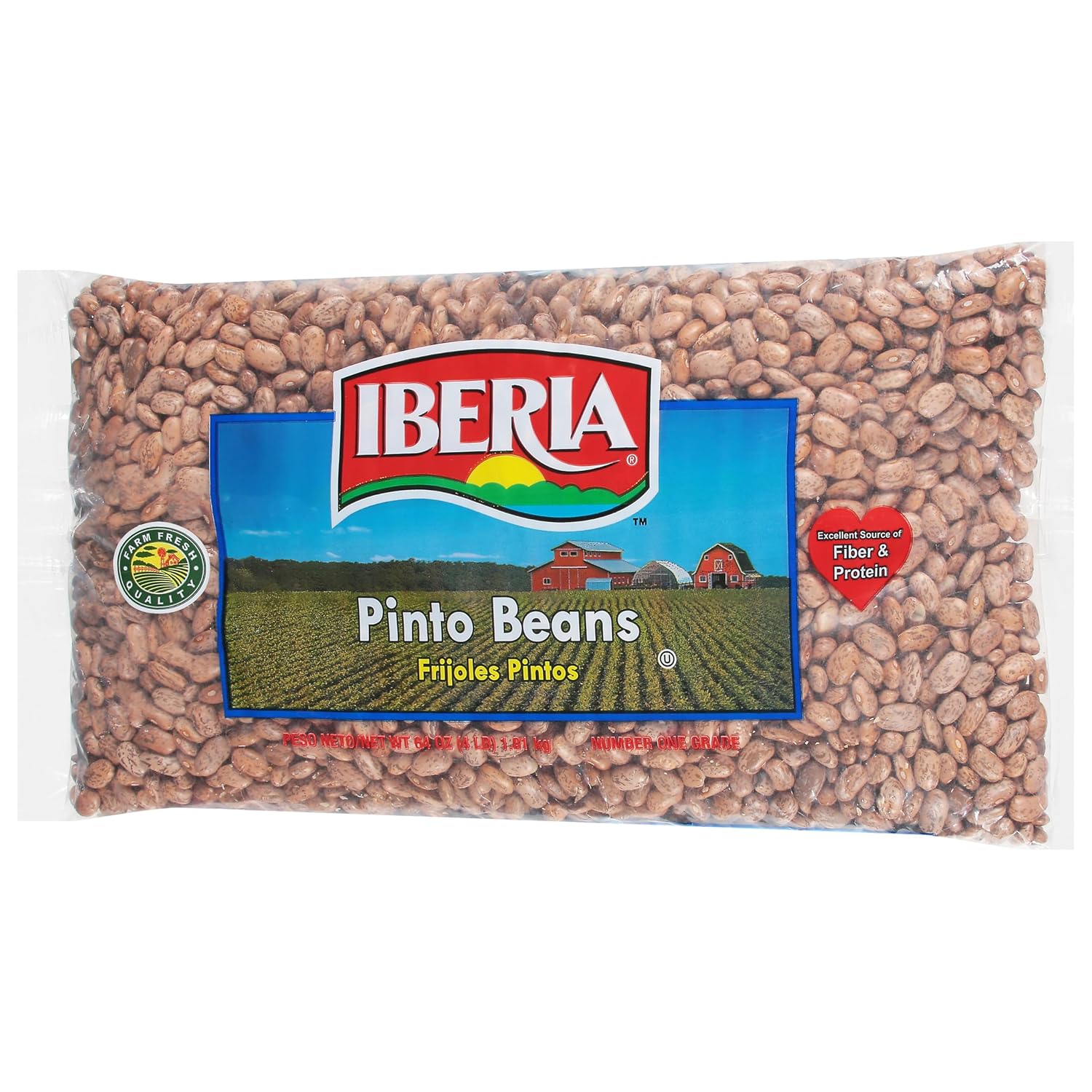 high protein and fiber content per serving