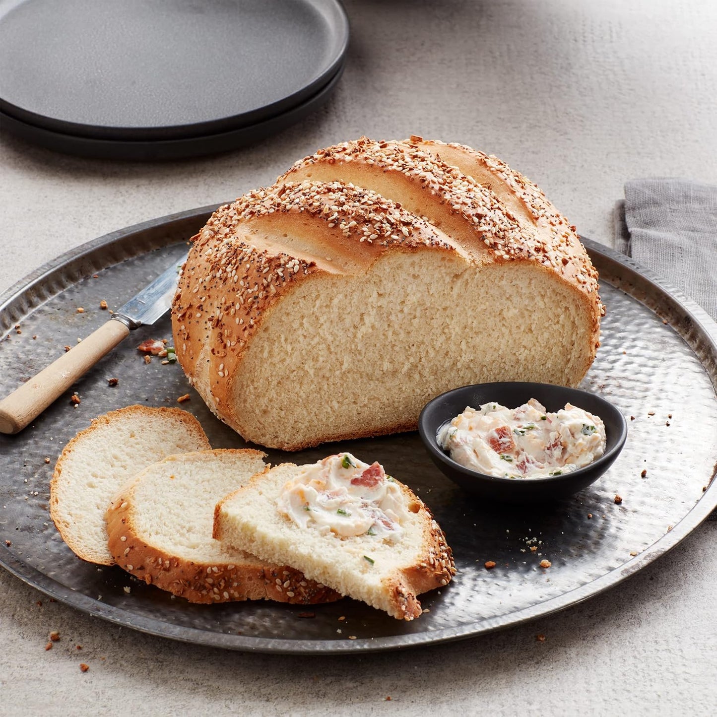 high-protein formulation for gluten development, elasticity, and rise