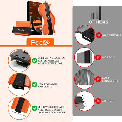 high-strength, rustproof abs plastic body and pins