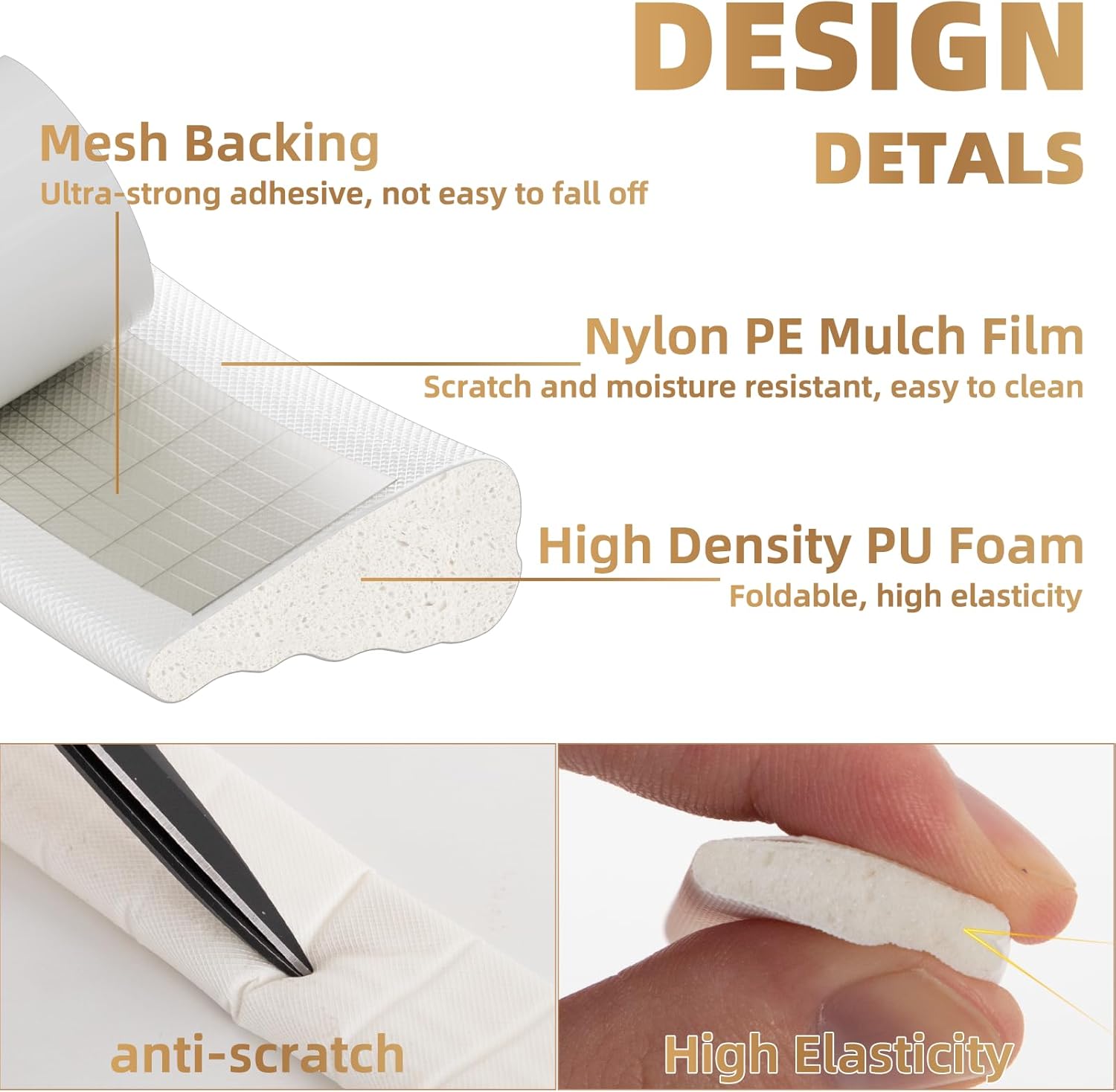 high-tenacity nylon cloth outer layer that is waterproof and scratch-resistant