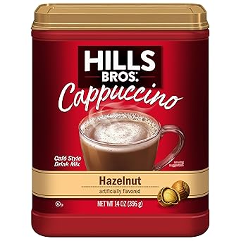Hills Bros. Sugar Free Vanilla Instant Cappuccino Mix – Cubicle-Friendly Office Beverage, Steamed-Style Flavor Without the Espresso Machine