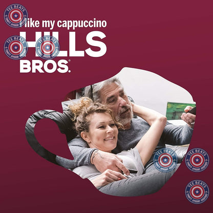 Hills Bros. Sugar Free Vanilla Instant Cappuccino Mix – Cubicle-Friendly Office Beverage, Steamed-Style Flavor Without the Espresso Machine