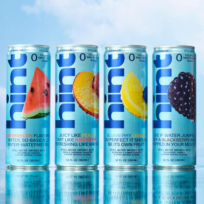 Hint Canned Water for Sports Practice – Hydration Drink Kids Love Without Sugar or Caffeine, Gluten Free