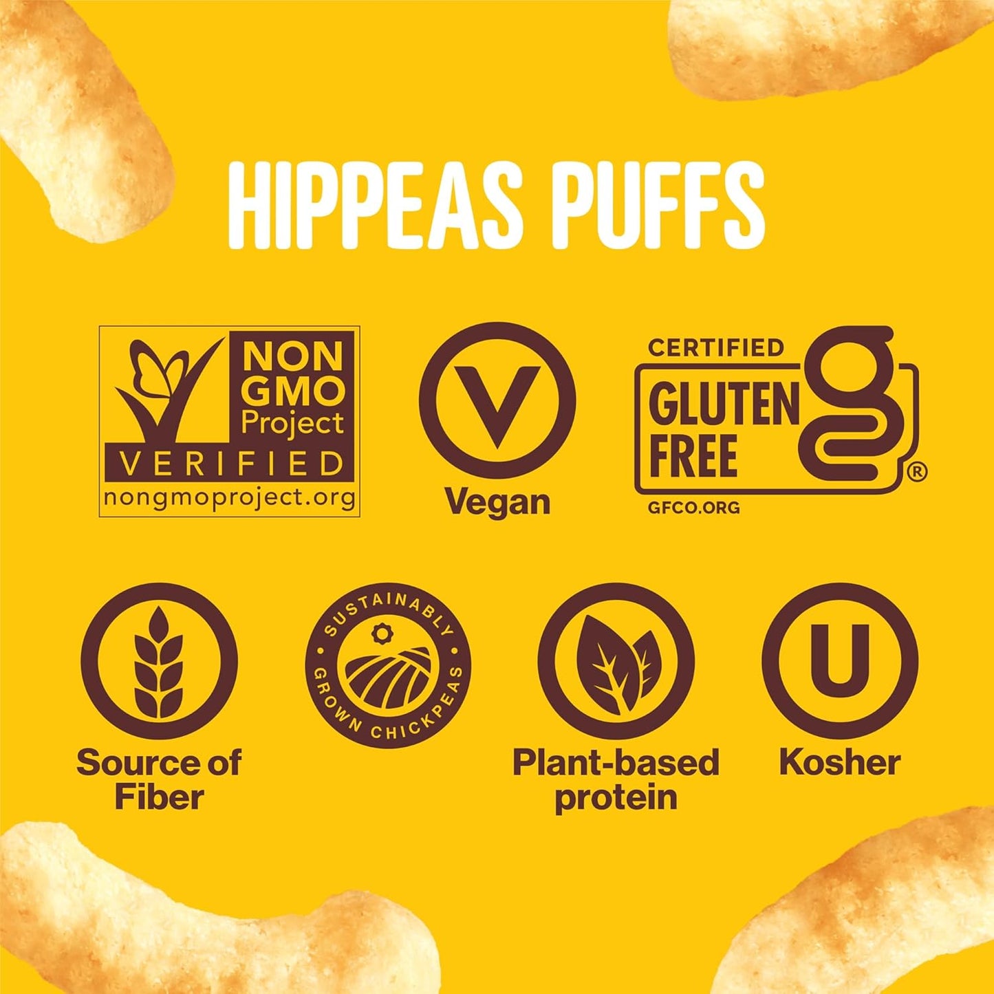 Hippeas Chickpea Puffs – Mindful Snacking for Home Wellness Routines, Vegan White Cheddar