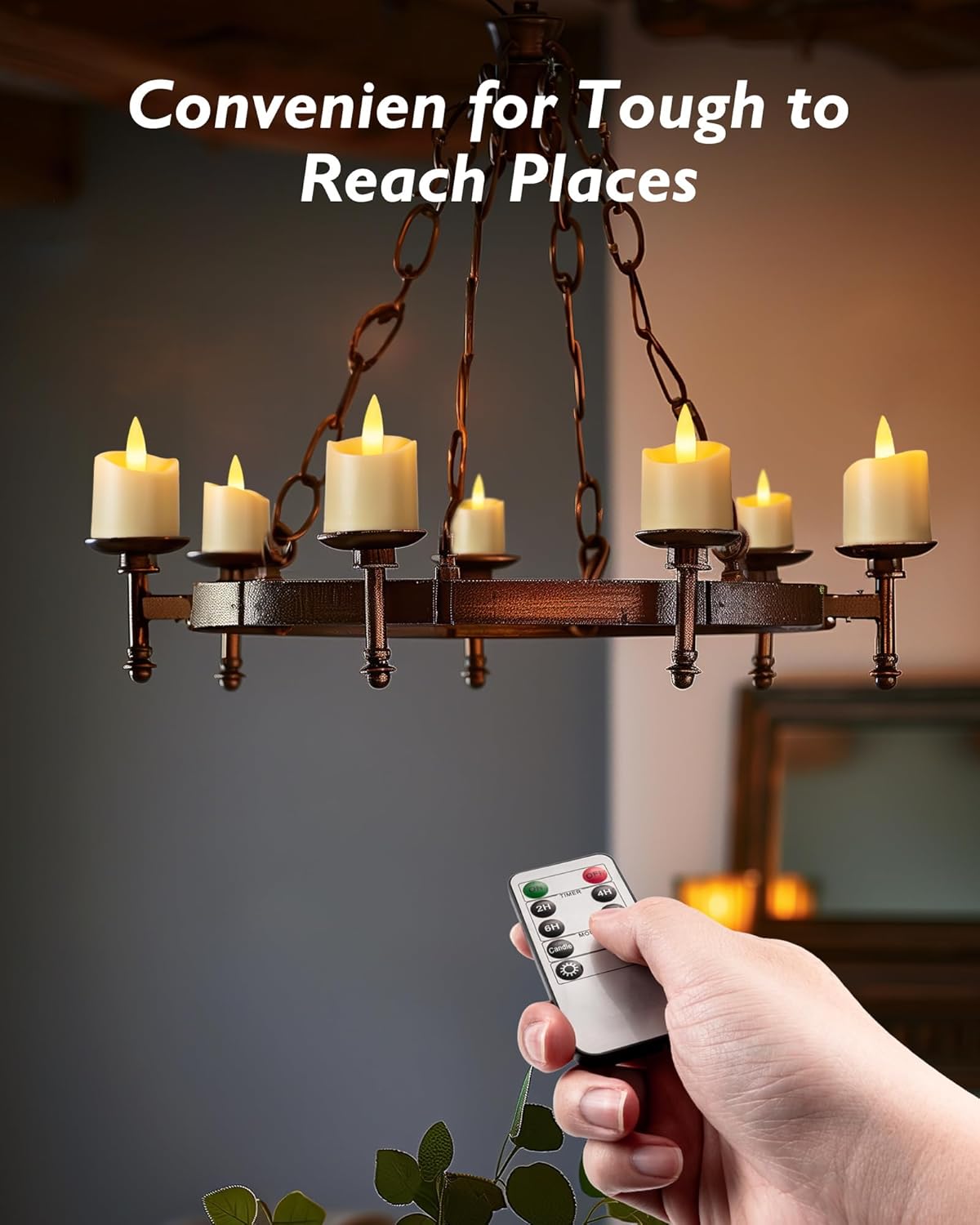 Homemory Flameless LED Votive Candles 12-Pack – Battery Operated Tea Lights with Remote and Timer for Childproof and Pet-Safe Home Lighting