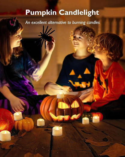 Homemory LED Tealights with Auto Timer – Safer Alternative to Real Candles, Set and Forget Daily Use