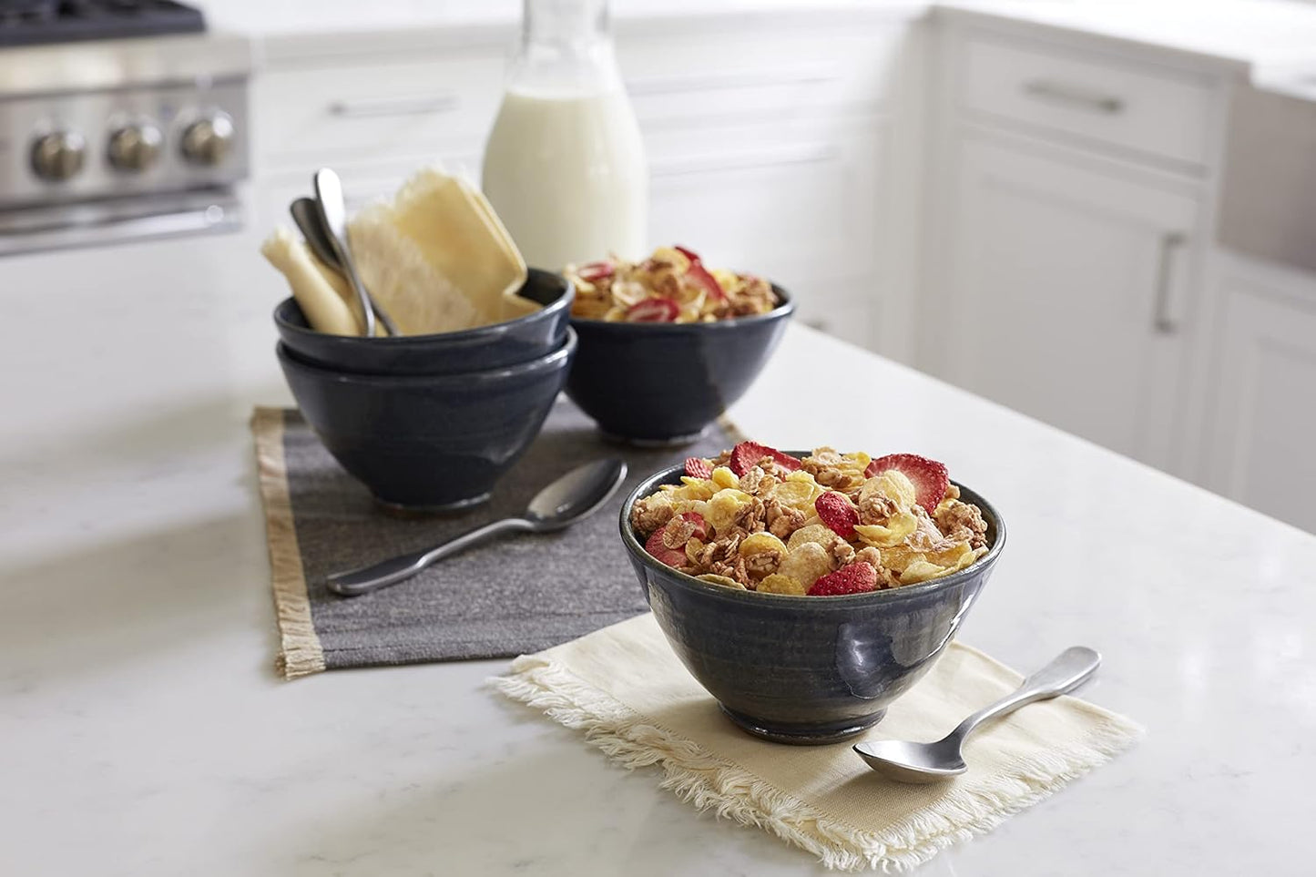 Honey Bunches of Oats with Strawberries Breakfast Cereal – Quick Morning Fuel Cereal for the Home Office and Commuter Bag