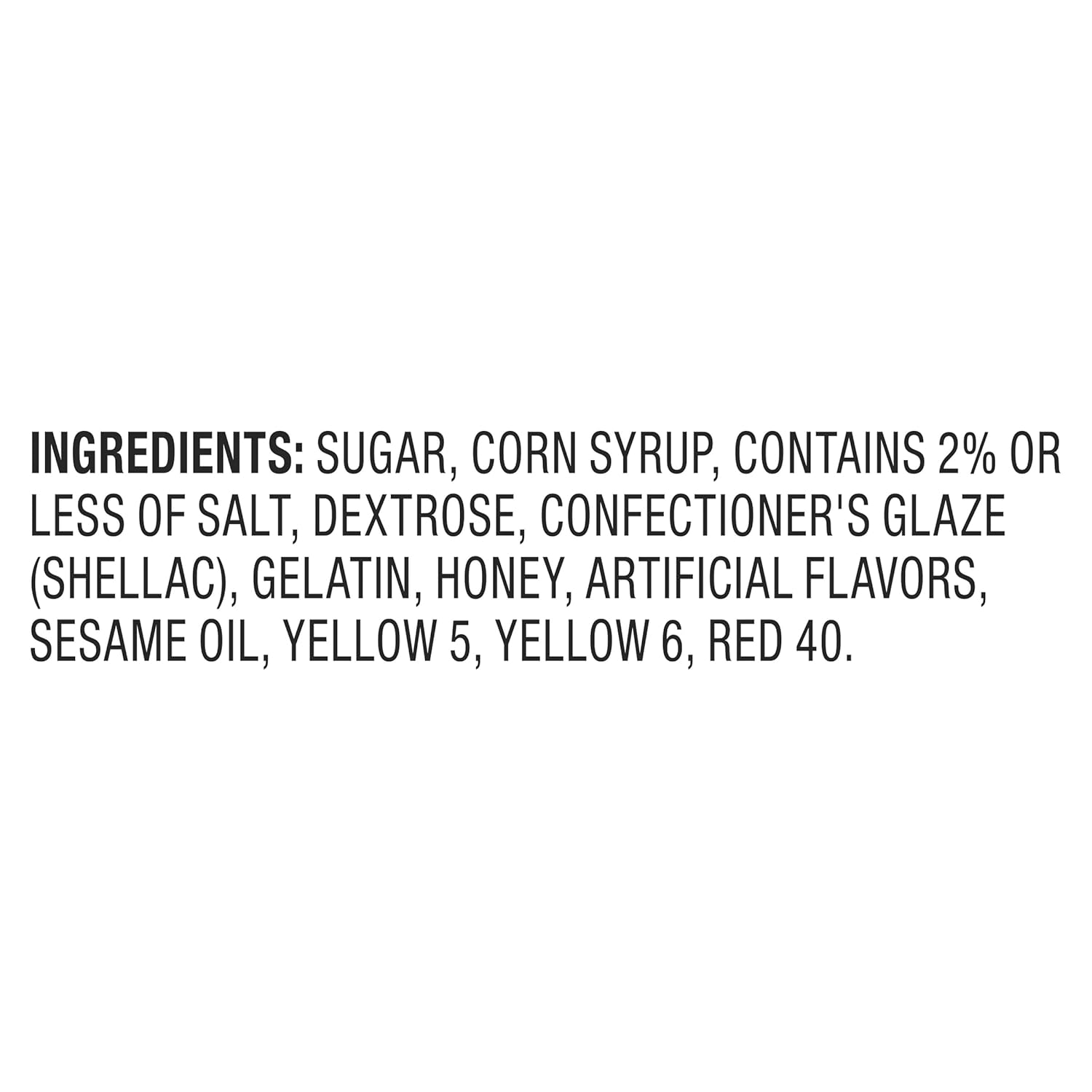 honey-forward flavor formulation