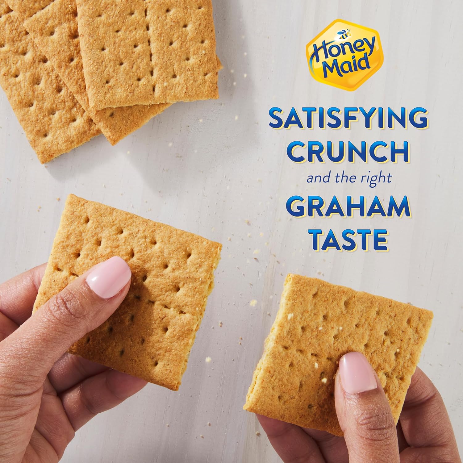HONEY MAID Graham Crackers – Campfire S'mores Crackers, Backyard Fire Pit Ready