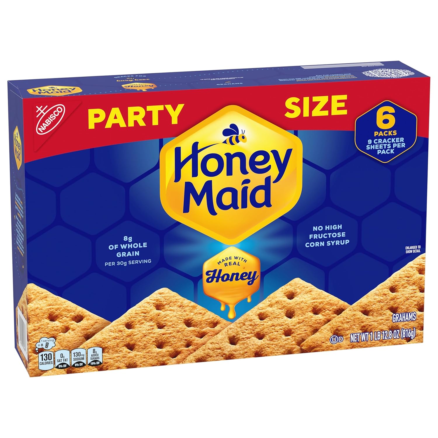 HONEY MAID Graham Crackers – Campfire S'mores Crackers, Backyard Fire Pit Ready
