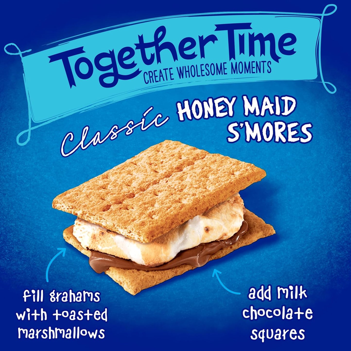 HONEY MAID Graham Crackers – Campfire S'mores Crackers, Backyard Fire Pit Ready