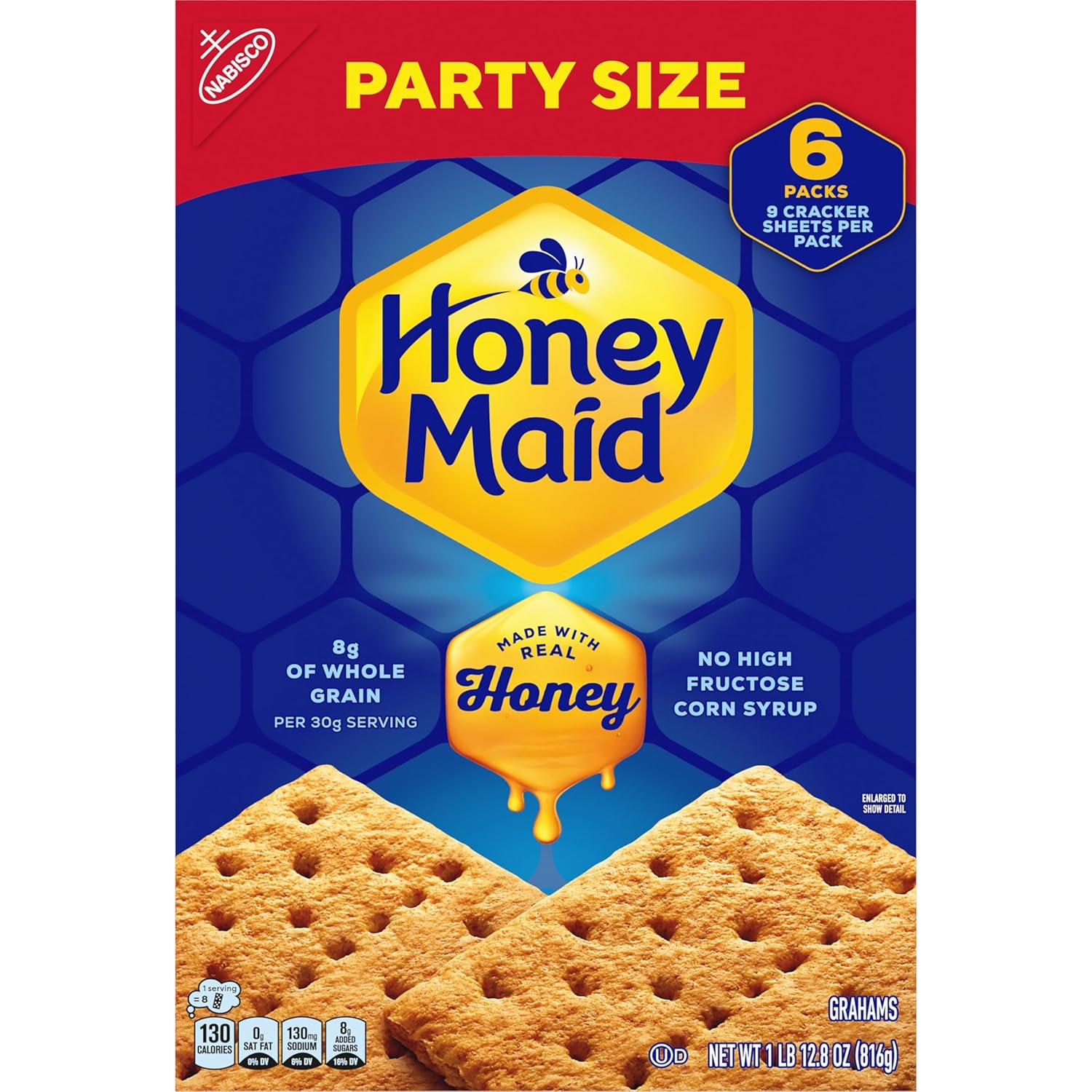HONEY MAID Graham Crackers – Campfire S'mores Crackers, Backyard Fire Pit Ready