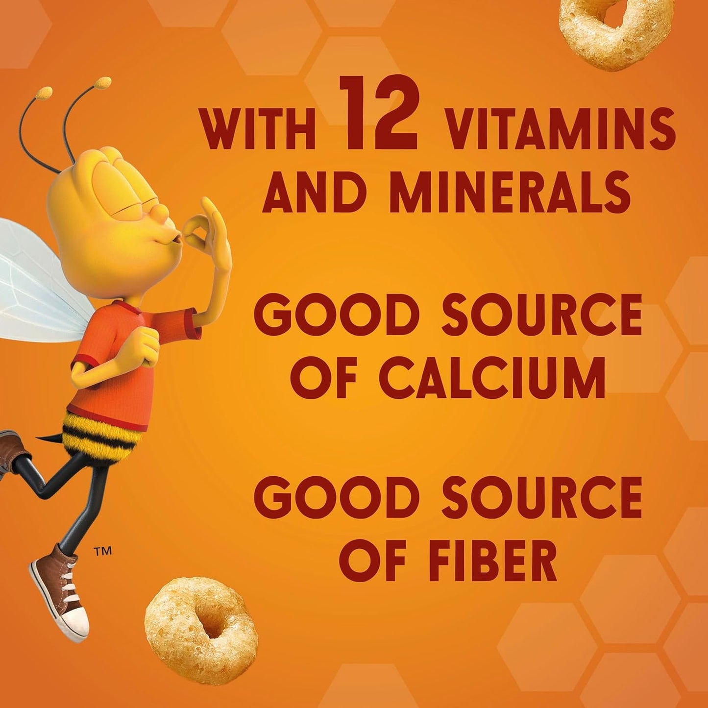 Honey Nut Cheerios, Whole Grain Honey Nut Breakfast Cereal for Kids Lunchbox and After School Snack, 27.2 oz