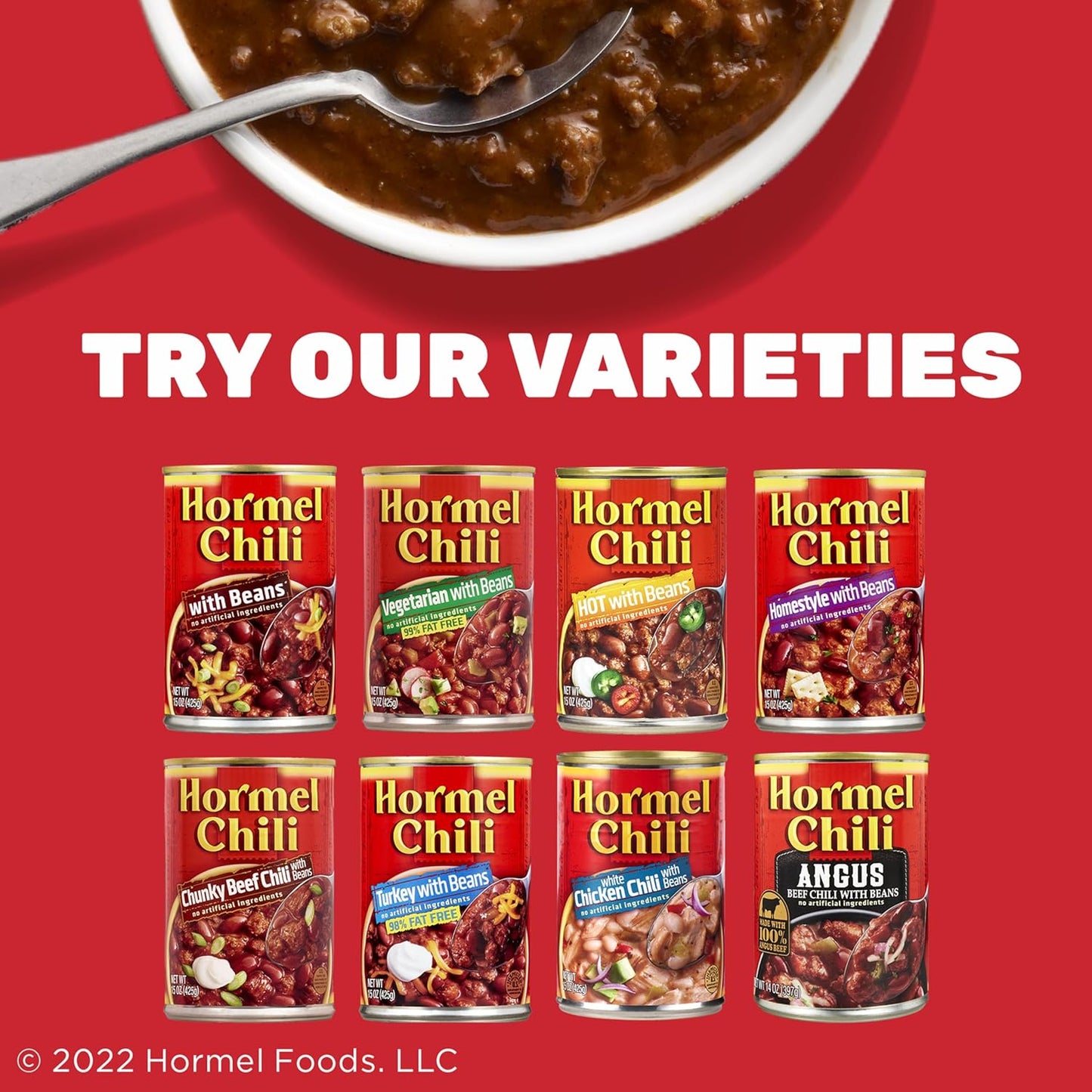 HORMEL Chunky Beef Chili with Beans — Easy Chili Mac Base for Kid-Approved Weeknight Meals