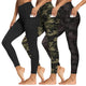 26inch Two Pockets - XX-Large - 3 Pack Black,black Print,army Green Camo