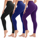26inch No Pockets - Large-X-Large - 3 Pack Black, Royal Blue, Violet