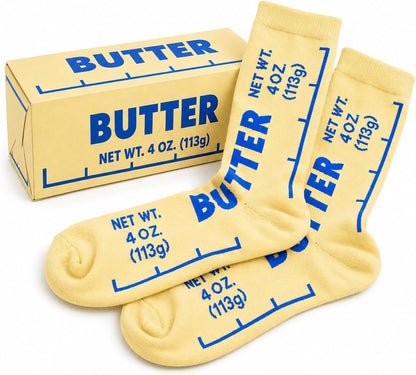 humorous butter-themed novelty graphic