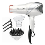 REVLON Tourmaline Hair Dryer and Diffuser Set – Graduation Gift for Teens and College Students
