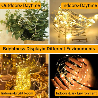 HXWEIYE Starry Lights 6 Pack – Stocking Stuffer and Christmas Present for Crafters, Ready to Gift