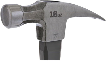 hybrid handle design with rounded grip, curved anti-slip base, and hardened end cap
