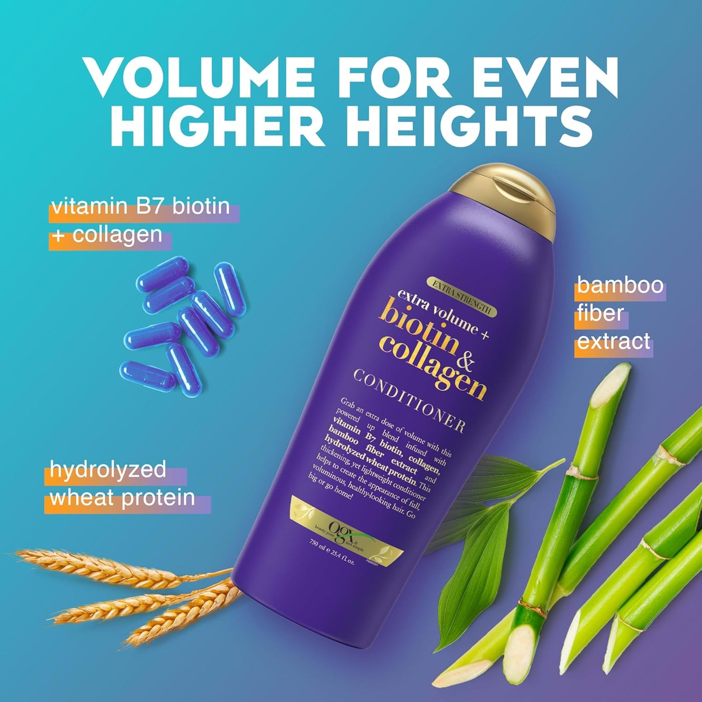 hydrolyzed wheat protein to help maintain healthy-looking growth and thicker feel