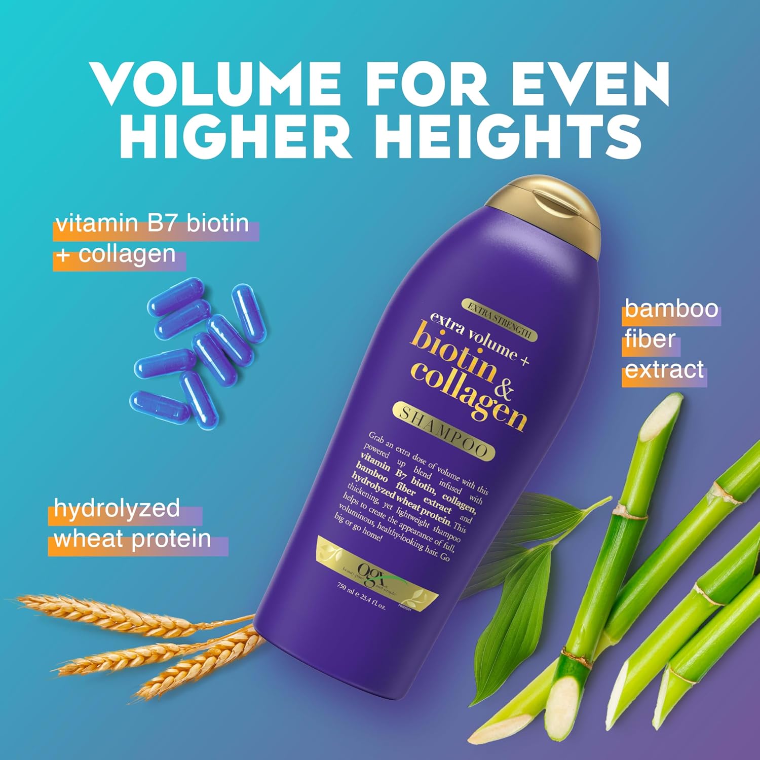 hydrolyzed wheat proteins that help hair feel thicker and healthier