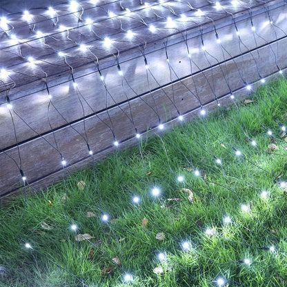 iBaycon 4ft x 6ft Christmas Net Mesh Lights – Cozy Indoor Holiday Decor for Living Room, Fireplace, and Christmas Tree