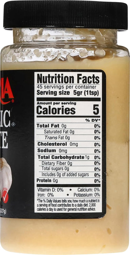 Iberia Garlic Paste, 8 Ounce – Time-Saving Pantry Staple for Professional Line Cooks, Bold Garlic Flavor in One Spoon