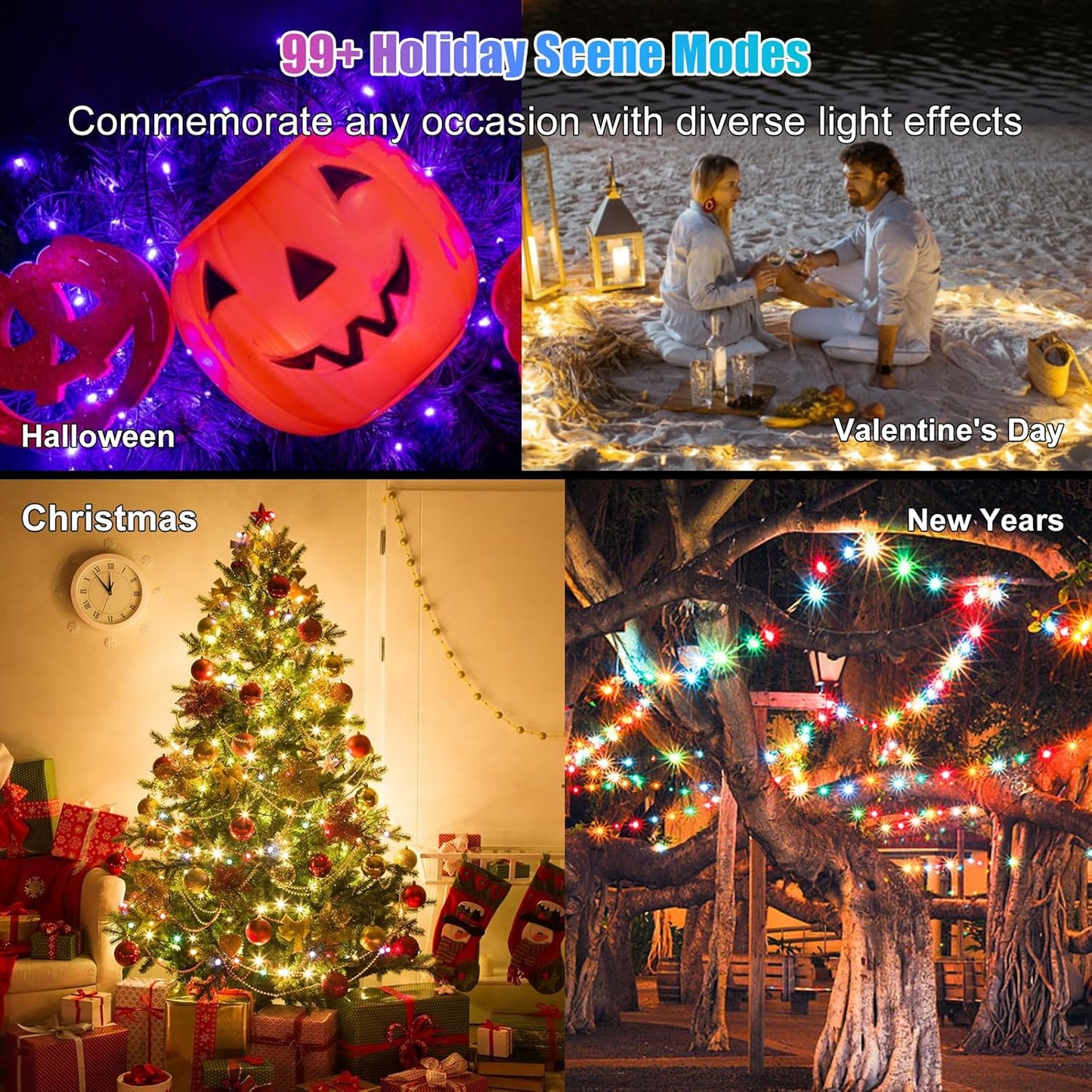 ideal led app control with 16 million colors and 99+ preset dynamic modes