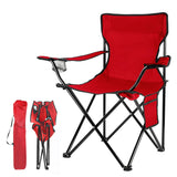 Damei Century No-Fuss Folding Chair – Sleek Black, Red, or Blue Finish for Modern Outdoor Spaces