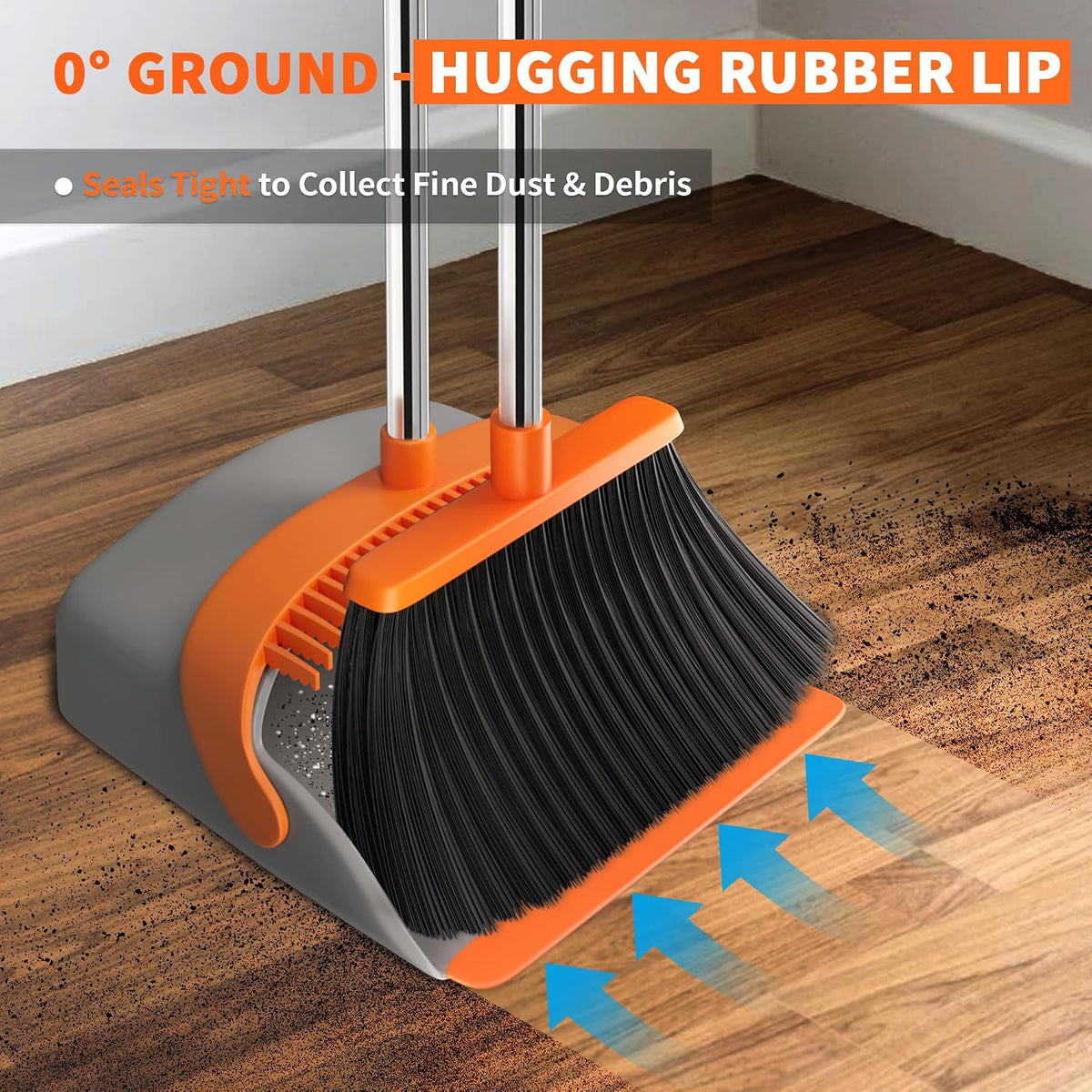 impact-resistant plastic dustpan with reinforced edge