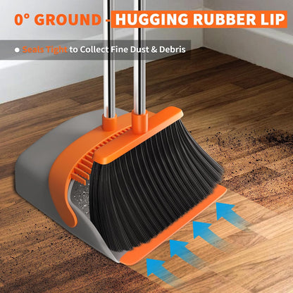 impact-resistant plastic dustpan with reinforced edge