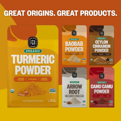 imported and harvested from indian turmeric farms