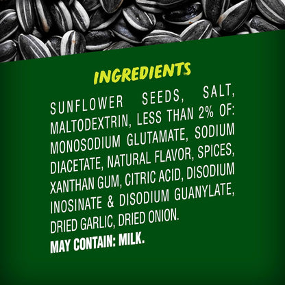 in-shell sunflower seed format requiring cracking for portion control