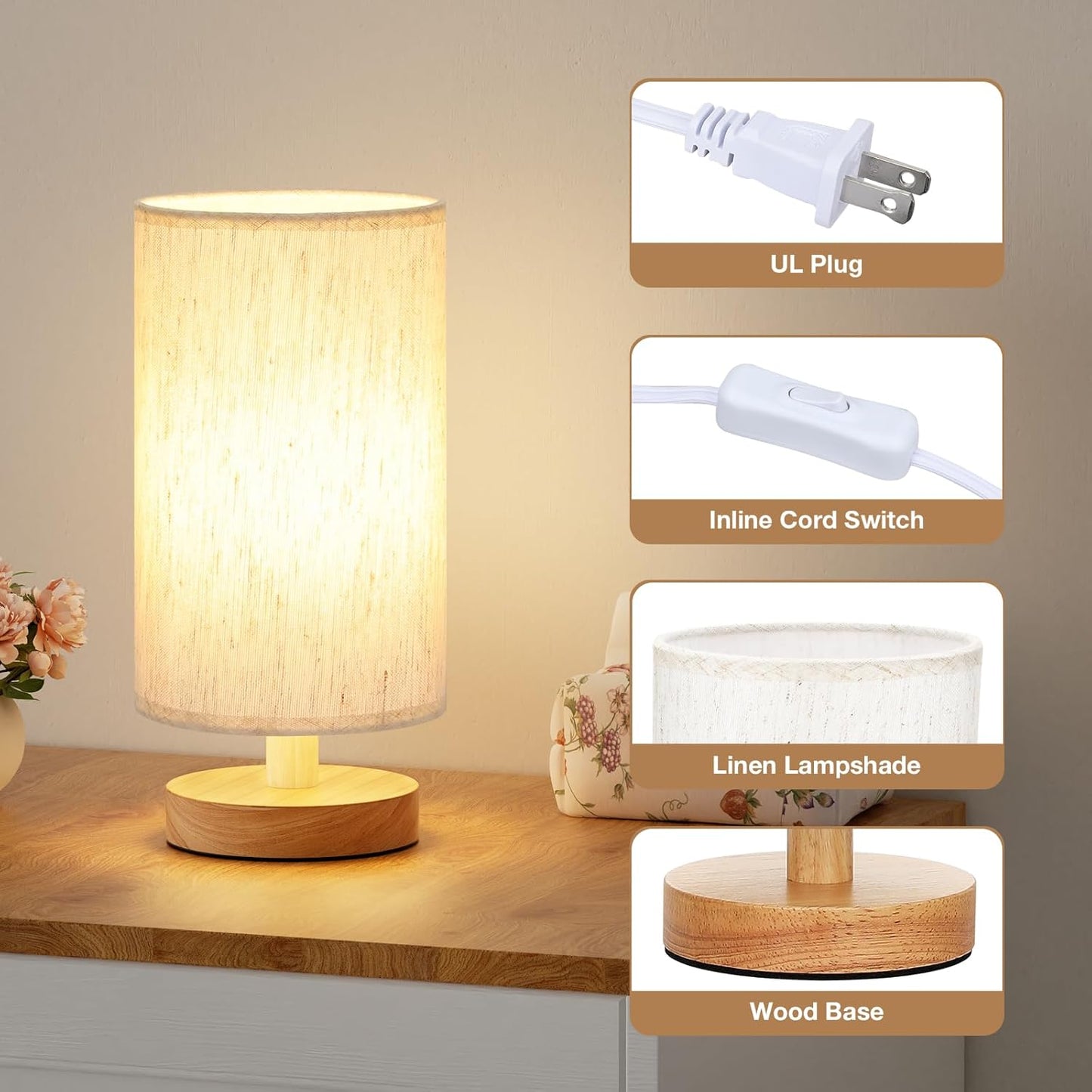 included 3000k warm white a15 led bulb (6w, 680 lumens, e26 base)