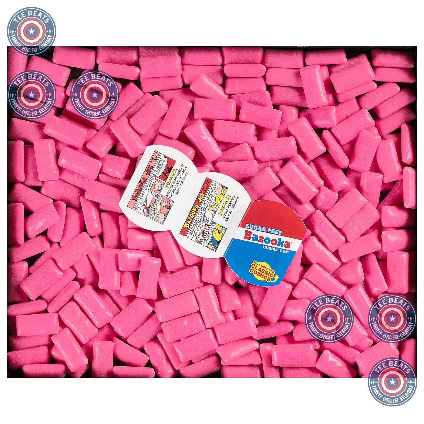 included bazooka comic wrappers for retro collectibility