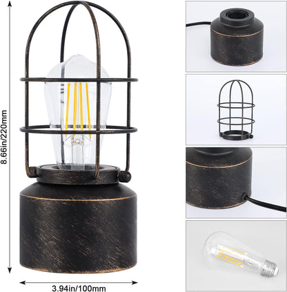 included e26 led bulb (6w, 750 lumens, 2700k warm white) equivalent to 60w incandescent