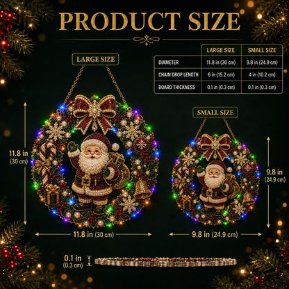 included led string lights for a festive illuminated effect; batteries are not included