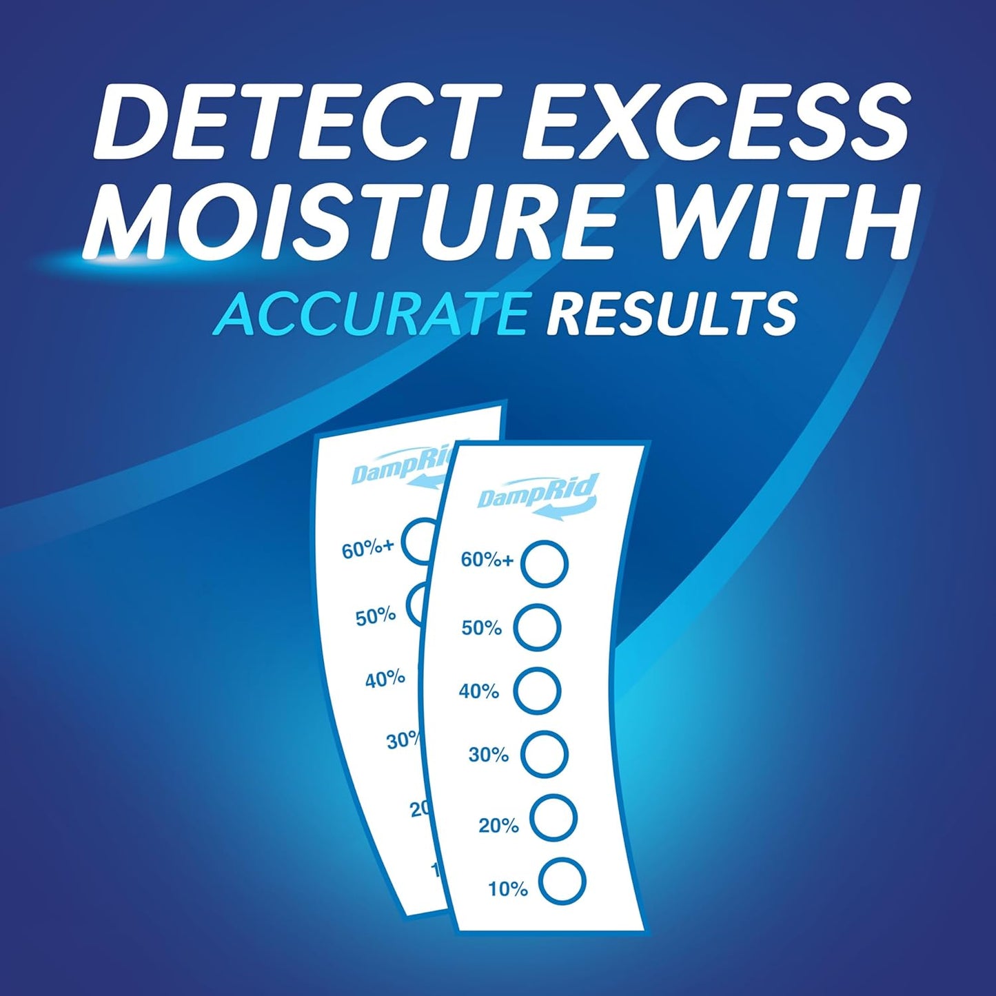 included moisture detection strip to measure ambient humidity levels