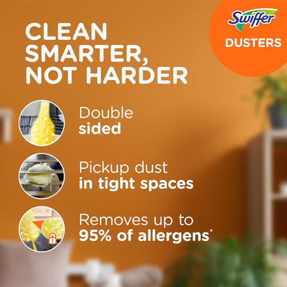 includes 3 heavy duty duster refills for extended use