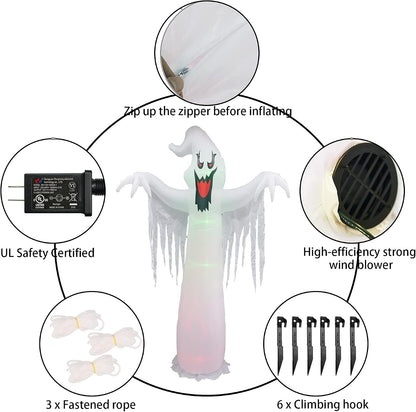 includes 6 plastic garden stakes and 3 securing ropes (6.5 ft / 2 m)