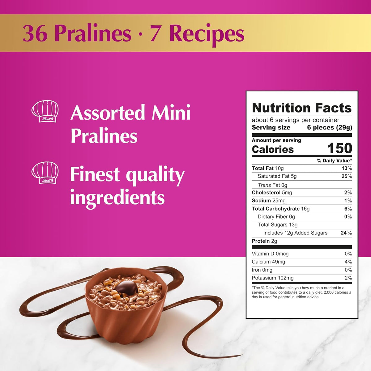 includes both dark chocolate and milk chocolate varieties