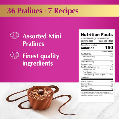 includes both dark chocolate and milk chocolate varieties
