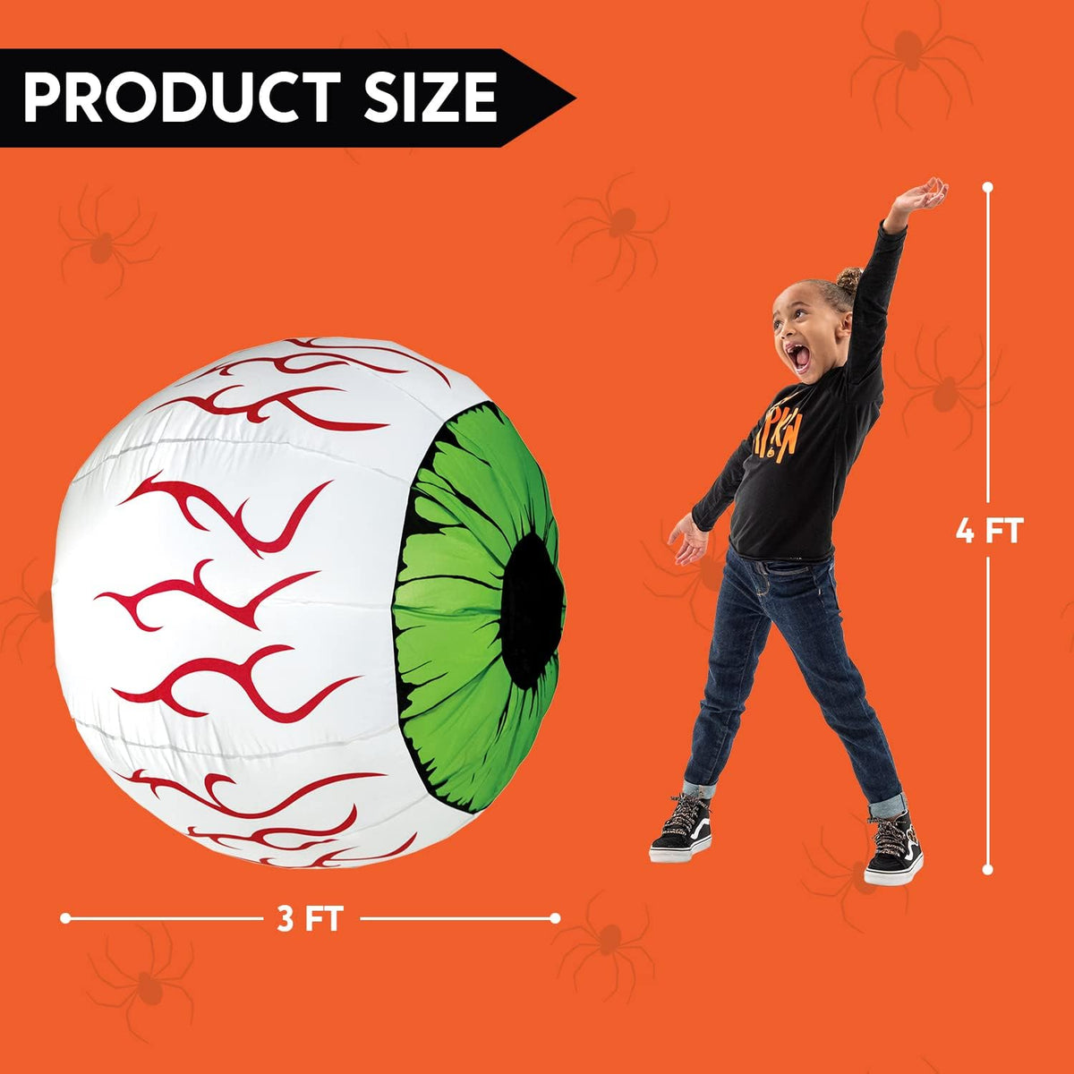 includes ground stakes, fastened ropes, and built-in sandbags for outdoor stability